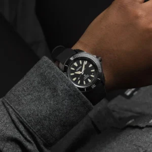 orologio uomo seiko prospex samurai nero cinturino gomma srpl15k1