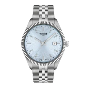 Orologio Tissot Ballade 40mm azzurro acciaio T156.410.11.351.00