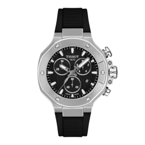 Orologio uomo Tissot T-race 38mm nero gomma T141.817.17.051.00