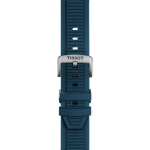 cinturino gomma blu tissot t-race crono 45 mm