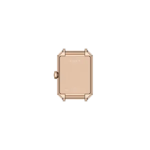 Dettaglio fondello orologio donna Tissot SRV 30mm oro rosa con possibilità di personalizzazione