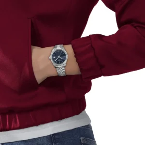 orologio tissot ballade blu 34mm indossato T156.210.11.041.00