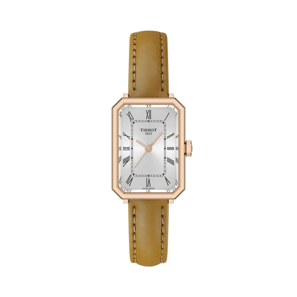 orologio donna tissot srv 30 mm oro rosa pelle t160.110.36.033.00