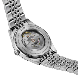 dettaglio fondello orologio tissot visodate automatico
