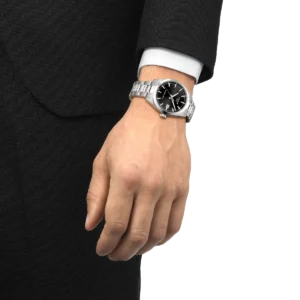 orologio tissot gentleman 38mm nero automatico indossato