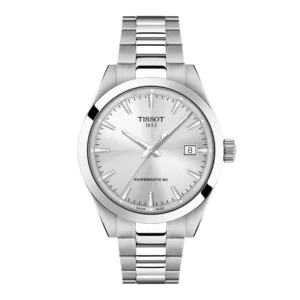 orologio tissot gentleman 38mm bianco silver automatico t165.807.11.031.00