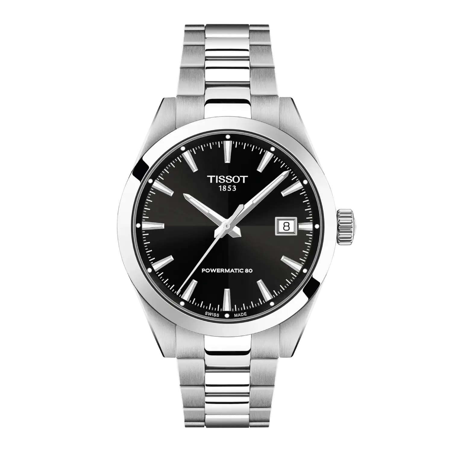 orologio tissot gentleman 38mm nero automatico t165.807.11.051.00