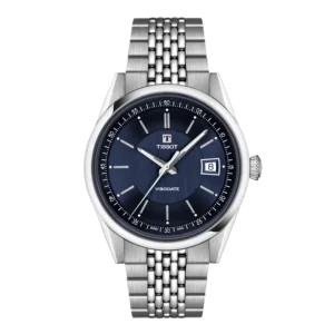 Orologio uomo Tissot Visodate acciaio con quadrante blu t157.407.11.041.00