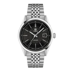 Orologio uomo Tissot Visodate acciaio con quadrante nero t157.407.11.051.00