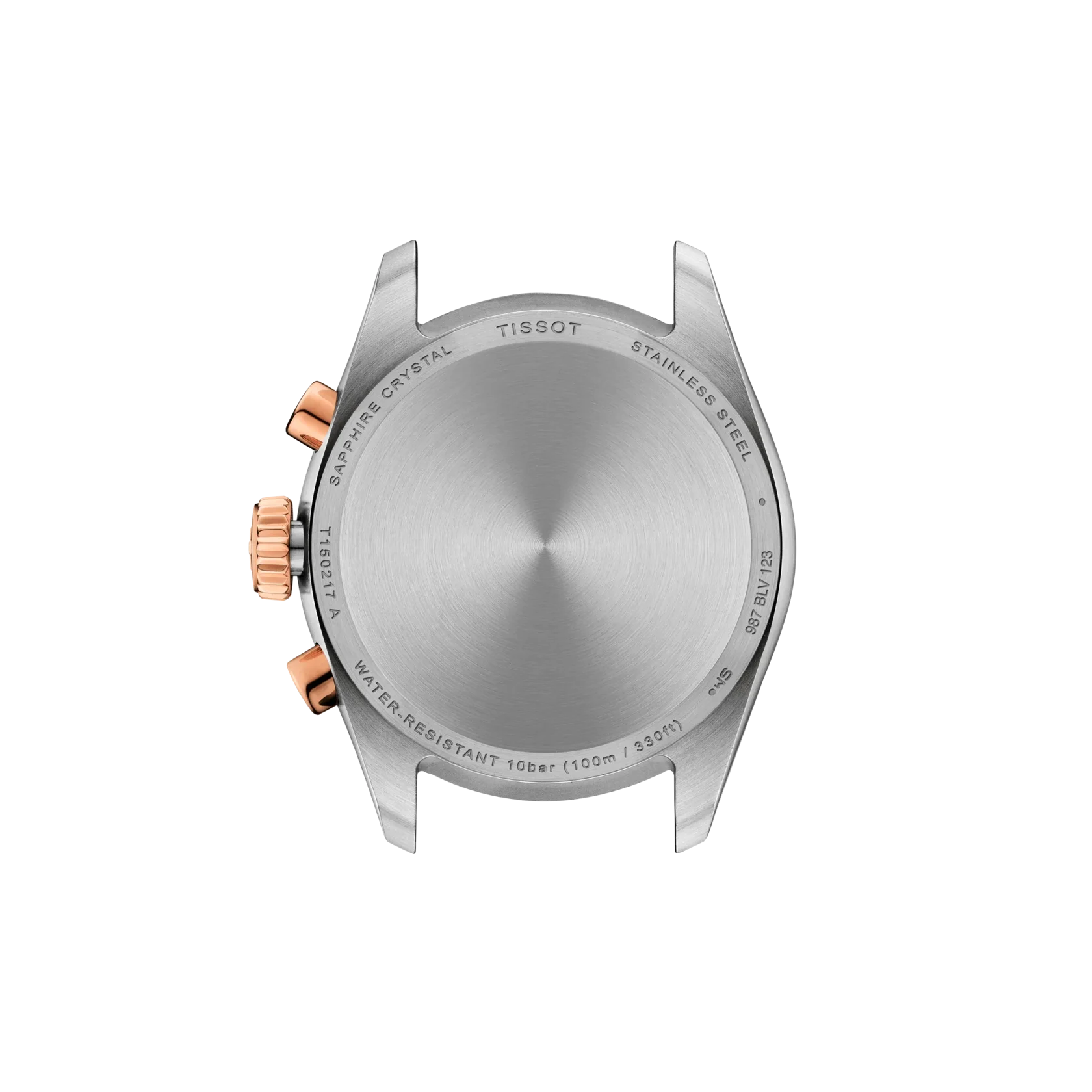 fondello tissot pr100 crono 36mm bicolore oro rosa T1502172211100