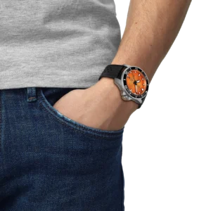 orologio indossato tissot seastar 2000 arancio T120.907.17.281.00