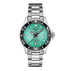 orologio tissot seastar 1000 34 mm turchese T1202101109100