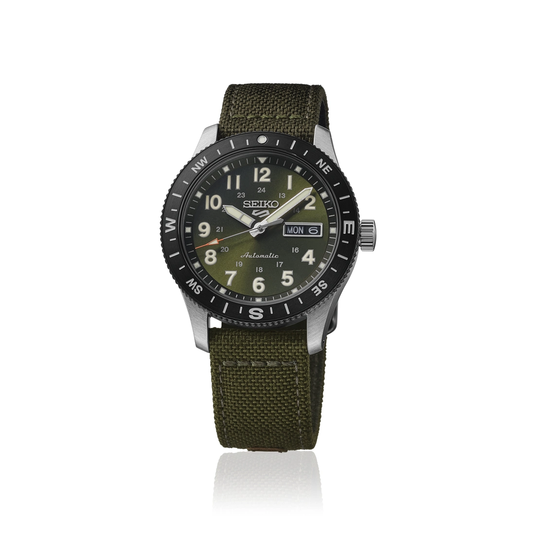 orologio uomo automatico seiko 5 sports field militare HDB008K1